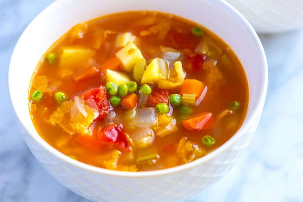 طرز تهیه سوپ سبزیجات ساده