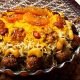 طرز تهیه قیسی پلو شیرازی با مرغ